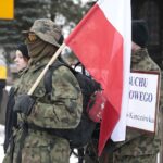 23.01.2022. Białogon. Marsz Pamięci upamiętniający 159. rocznicę wybuchu powstania styczniowego / Wiktor Taszłow / Radio Kielce