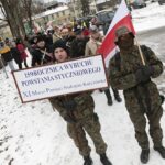 23.01.2022. Białogon. Marsz Pamięci upamiętniający 159. rocznicę wybuchu powstania styczniowego / Wiktor Taszłow / Radio Kielce