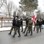 23.01.2022. Białogon. Marsz Pamięci upamiętniający 159. rocznicę wybuchu powstania styczniowego / Wiktor Taszłow / Radio Kielce