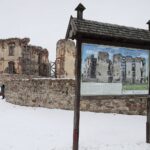 25.01.2022. Bodzentyn. Zamek / Wiktor Taszłow / Radio Kielce