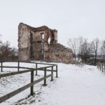 25.01.2022. Bodzentyn. Zamek / Wiktor Taszłow / Radio Kielce