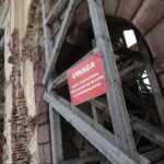 25.01.2022. Bodzentyn. Zamek / Wiktor Taszłow / Radio Kielce