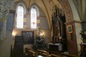 23.01.2022. Strożyska. Wnętrze kościoła / Jarosław Kruk