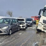 20.01.2022. Świątniki. Karambol / Policja