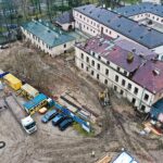 12.01.2022 Kielce. Przebudowa i rozbudowa budynków na Wzgórzu Zamkowym pod siedzibę teatru "Kubuś" / Jarosław Kubalski / Radio Kielce