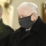 16.01.2021. Starachowice. Msza w 8. rocznicę śmierci Jadwigi Kaczyńskiej. Na zdjęciu: Jarosław Kaczyński - prezes PiS / Jarosław Kubalski / Radio Kielce