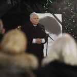 16.01.2021. Starachowice. Msza w 8. rocznicę śmierci Jadwigi Kaczyńskiej. Na zdjęciu: Jarosław Kaczyński - prezes PiS / Jarosław Kubalski / Radio Kielce