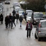 02.01.2022 Święty Krzyż. Turyści / Jarosław Kubalski / Radio Kielce