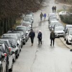 02.01.2022 Święty Krzyż. Turyści / Jarosław Kubalski / Radio Kielce