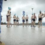 01.01.2022 Morawica. Zalew. Morsy. Morsowanie / Jarosław Kubalski / Radio Kielce