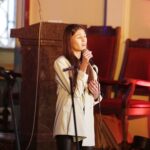 15.01.2022  Kielce. Kościół garnizonowy. Koncert laureatów X Międzynarodowego Konkursu Kolęd, Pastorałek i Piosenek Świątecznych.  Na zdjęciu Maja Janowska / Jarosław Kubalski / Radio Kielce