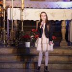 15.01.2022  Kielce. Kościół garnizonowy. Koncert laureatów X Międzynarodowego Konkursu Kolęd, Pastorałek i Piosenek Świątecznych.  Na zdjęciu Julia Kmiecik / Jarosław Kubalski / Radio Kielce