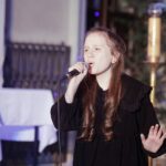 15.01.2022  Kielce. Kościół garnizonowy. Koncert laureatów X Międzynarodowego Konkursu Kolęd, Pastorałek i Piosenek Świątecznych.  Na zdjęciu Marcelina Obara / Jarosław Kubalski / Radio Kielce