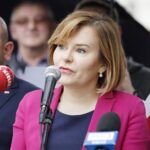 22.05.2021 Kielce. Konferencja Prawa i Sprawiedliwości - Polski Ład. Wiceminister kultury. dziedzictwa narodowego i sportu Anna Krupka / Jarosław Kubalski / Radio Kielce