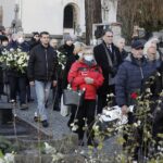 25.11.2021 Kielce. Cmentarz Stary. Pogrzeb byłego dyrektora technicznego Radia Kielce Wiesława Wójcikiewicza / Jarosław Kubalski / Radio Kielce