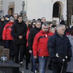 25.11.2021 Kielce. Cmentarz Stary. Pogrzeb byłego dyrektora technicznego Radia Kielce Wiesława Wójcikiewicza / Jarosław Kubalski / Radio Kielce