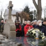 25.11.2021 Kielce. Cmentarz Stary. Pogrzeb byłego dyrektora technicznego Radia Kielce Wiesława Wójcikiewicza / Jarosław Kubalski / Radio Kielce