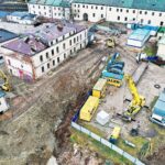 12.01.2022 Kielce. Przebudowa i rozbudowa budynków na Wzgórzu Zamkowym pod siedzibę teatru "Kubuś" / Jarosław Kubalski / Radio Kielce