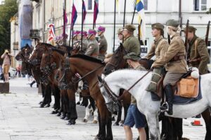 12.08.2021 Kielce. Uroczyste zakończenie 56. (41. po wojnie) Marszu Szlakiem I Kompanii Kadrowej / Jarosław Kubalski / Radio Kielce