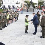 12.08.2021 Kielce. Uroczyste zakończenie 56. (41. po wojnie) Marszu Szlakiem I Kompanii Kadrowej / Jarosław Kubalski / Radio Kielce