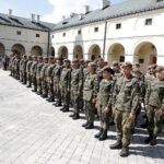 12.08.2021 Kielce. Uroczyste zakończenie 56. (41. po wojnie) Marszu Szlakiem I Kompanii Kadrowej / Jarosław Kubalski / Radio Kielce