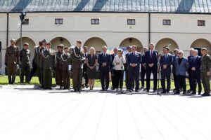 12.08.2021 Kielce. Uroczyste zakończenie 56. (41. po wojnie) Marszu Szlakiem I Kompanii Kadrowej / Jarosław Kubalski / Radio Kielce