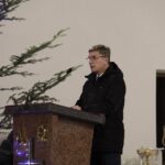 16.01.2022. Starachowice. Msza święta w intencji Jadwigi Kaczyńskiej w 9. rocznicę śmierci. Na zdjęciu: Andrzej Pruś - przewodniczący Sejmiku Województwa Świętokrzyskiego / Jarosław Kubalski / Radio Kielce