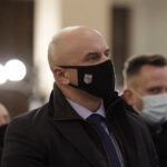 16.01.2022. Starachowice. Msza święta w intencji Jadwigi Kaczyńskiej w 9. rocznicę śmierci. Na zdjęciu: Rafał Nowak - wicewojewoda świętokrzyski / Jarosław Kubalski / Radio Kielce