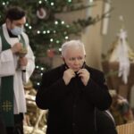 16.01.2022. Starachowice. Msza święta w intencji Jadwigi Kaczyńskiej w 9. rocznicę śmierci. Na zdjęciu: Jarosław Kaczyński - prezes PiS / Jarosław Kubalski / Radio Kielce