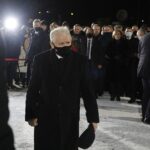 16.01.2022. Starachowice. Panteon Pamięci Narodowej. Na zdjęciu: Na zdjęciu: Jarosław Kaczyński -  prezes PiS / Jarosław Kubalski / Radio Kielce