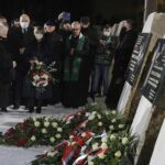 16.01.2022. Starachowice. Panteon Pamięci Narodowej. Na zdjęciu: Na zdjęciu: Jarosław Kaczyński -  prezes PiS / Jarosław Kubalski / Radio Kielce