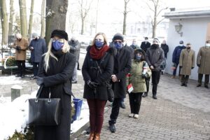 11.01.2021. Łódź. Pogrzeb podpułkownika Tadeusza Barańskiego ps. „Tatar” / Jarosław Kubalski / Radio Kielce