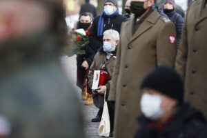 11.01.2021. Łódź. Pogrzeb podpułkownika Tadeusza Barańskiego ps. „Tatar” / Jarosław Kubalski / Radio Kielce