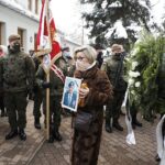 11.01.2021. Łódź. Pogrzeb podpułkownika Tadeusza Barańskiego ps. „Tatar” / Jarosław Kubalski / Radio Kielce