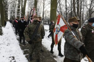 11.01.2021. Łódź. Pogrzeb podpułkownika Tadeusza Barańskiego ps. „Tatar” / Jarosław Kubalski / Radio Kielce