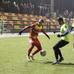 19.01.2022 Kielce. Piłka nożna. Sparing Korona Kielce - Puszcza Niepołomice / Jarosław Kubalski / Radio Kielce