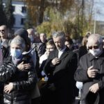 01.11.2021 Kielce. Wszystkich Świętych. Msza na cmentarzu na Piaskach / Jarosław Kubalski / Radio Kielce