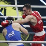 29.01.2022 Chęciny. Boks. Gala Suzuki Boxing Night 11.  Daniel Piotrowski (Polska) vs. Volodymyr Mandziuk (Ukraina) / Jarosław Kubalski / Radio Kielce