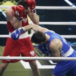 29.01.2022 Chęciny. Boks. Gala Suzuki Boxing Night 11.  Daniel Piotrowski (Polska) vs. Volodymyr Mandziuk (Ukraina) / Jarosław Kubalski / Radio Kielce