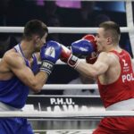 29.01.2022 Chęciny. Boks. Gala Suzuki Boxing Night 11. Damian Durkacz (Polska) vs. Magomed Schachidov (Niemcy) / Jarosław Kubalski / Radio Kielce