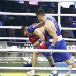 29.01.2022 Chęciny. Boks. Gala Suzuki Boxing Night 11. Damian Durkacz (Polska) vs. Magomed Schachidov (Niemcy) / Jarosław Kubalski / Radio Kielce