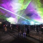 30.01.2022 Kielce. Rynek. WOŚP. Światełko do Nieba. Pokaz laserów / Jarosław Kubalski / Radio Kielce