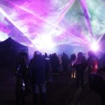 30.01.2022 Kielce. Rynek. WOŚP. Światełko do Nieba. Pokaz laserów / Jarosław Kubalski / Radio Kielce