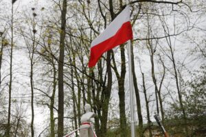 03.0-5.2021 Kielce. Rocznica uchwalenia Konstytucji 3 Maja. Uroczystości pod pomnikiem Stanisława Staszica w parku / Jarosław Kubalski / Radio Kielce