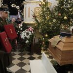 07.01.2022 Imielno. Pogrzeb majora Leona Kalety / Jarosław Kubalski / Radio Kielce