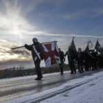 07.01.2022 Imielno. Pogrzeb majora Leona Kalety / Jarosław Kubalski / Radio Kielce