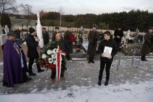 07.01.2022 Imielno. Pogrzeb majora Leona Kalety / Jarosław Kubalski / Radio Kielce