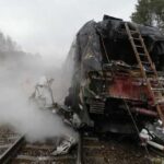 14.01.2022. Widełka. Zderzenie samochodu dostawczego z szynobusem / Komenda Wojewódzka PSP w Rzeszowie