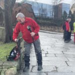 01.01.2021. Sandomierz. 21. Noworoczny Złaz po Górach Pieprzowych. Na zdjęciu: Marek Juszczyk - prezes sandomierskiego oddziału PTTK / Grażyna Szlęzak-Wójcik / Radio Kielce