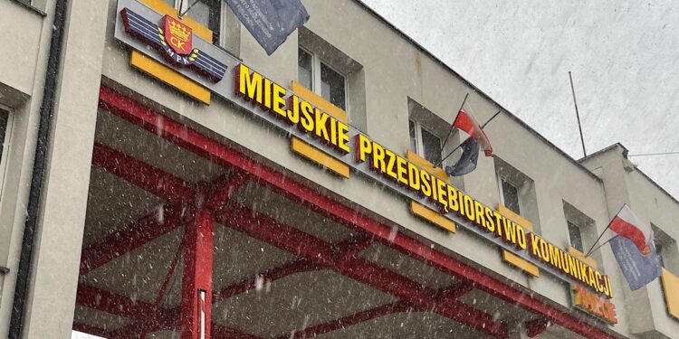 Miejskie Przedsiębiorstwo Komunikacji w Kielcach. MPK. Zajezdnia / Wiktor Taszłow / Radio Kielce